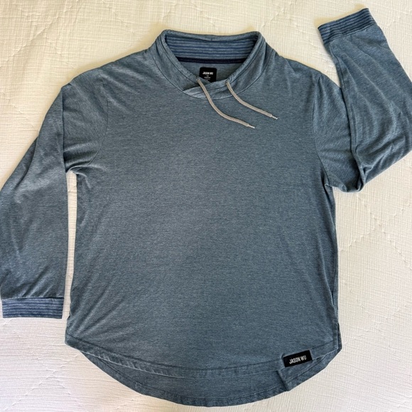 Jason Wu for EVA Air XL Hoodie Blue Lightweight Long Sleeve Pullover - Picture 3 of 8